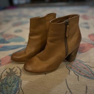B.P. leather ankle booties